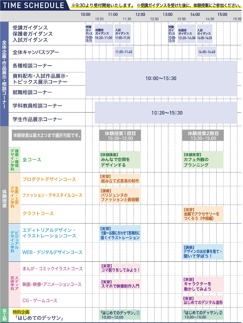 タイムテーブル